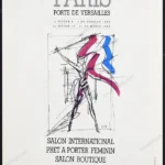 Paris Porte de Versailles 1989 Print Ad - Salon International Prêt-à-Porter Feminin