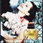 Paris Yves Saint Laurent Perfume 1997 Print Ad - Lucie de la Falaise