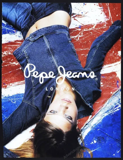 Pepe Jeans Fall Winter 2001-02 Print Ad - Natalia Vodianova