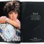 Piaget Jewery & Watches 1980 Print Ad - Gina Lollobrigida