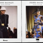Pierre Balmain Haute Couture 1986 5-Page Advertorial