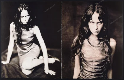 Plein Sud 1998 8-Page Magazine Insert Ad - Natalia Semanova, Paolo Roversi