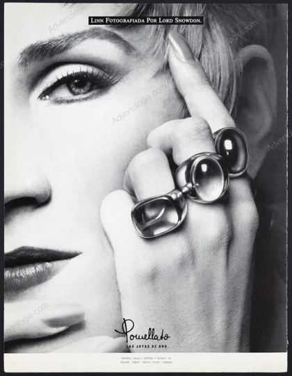 Pomellato Jewelry 1992 Print Ad - Lord Snowdon