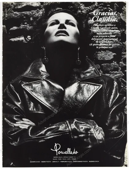 Pomellato Jewelry 1994 Print Ad - Claudia Cardinale