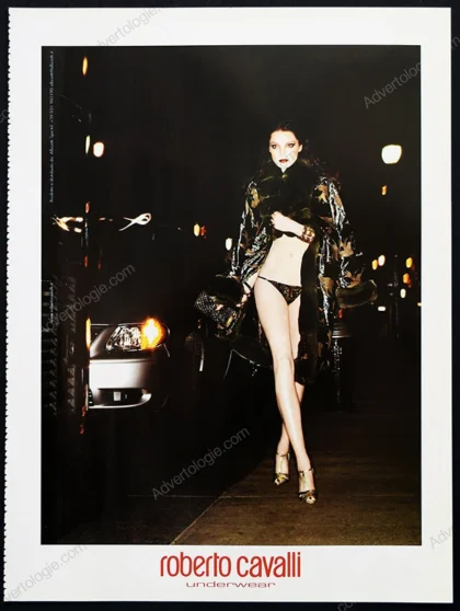 Roberto Cavalli Underwear 2006 Print Ad - Daria Werbowy