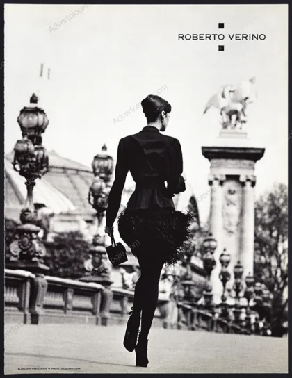 Roberto Verino 1992 Print Ad - Yasmeen Ghauri