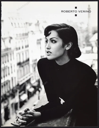 Roberto Verino 1992 Print Ad - Yasmeen Ghauri