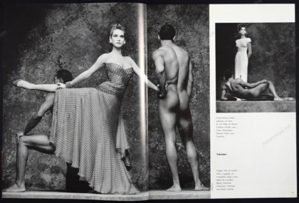 "Robes et Sculptures Photographiées par Snowdon" 1986 Vogue Paris 26-Page Editorial