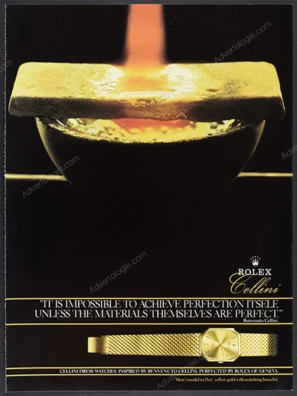 Rolex Cellini Watches 1979 Print Ad