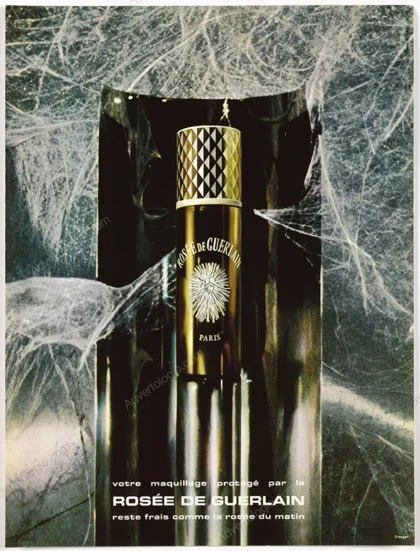 Rosée de Guerlain Cosmetics 1970 Print Ad