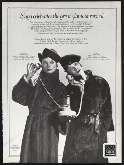 Saga Furs 1979 8-Page Advertorial