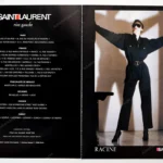 Saint Laurent Rive Gauche 1980 6-Page Advertorial - Helmut Newton