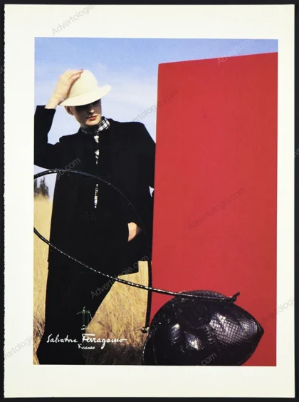 Salvatore Ferragamo 1981 Print Ad