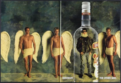 Smirnoff Vodka 1994 Print Ad - "Hell's Angels"