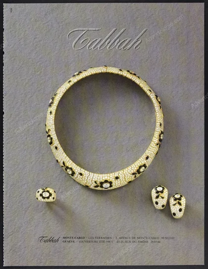Tabbah Jewelry 1987 Print Ad