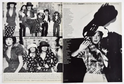 "Take-Away Paris" 1972 8-Page Editorial - Guy Bourdin