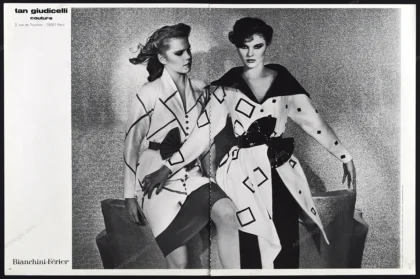 Tan Giudicelli Couture 1979 4-Page Advertorial - Guy Bourdin