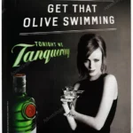Tanqueray Gin 2011 Print Ad - Karen Elson