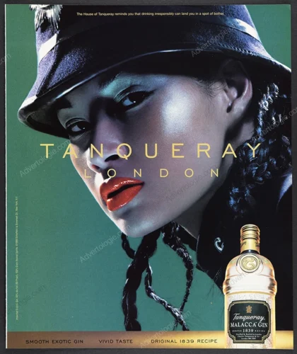 Tanqueray Malacca Gin 1999 Print Ad