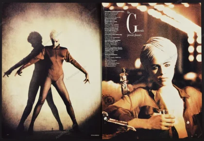 "The Glitterati's Present Glossary" 1985 10-Page Editorial - Peter Lindbergh