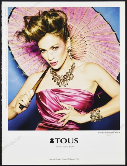 Tous Jewelry 2011 Print Ad - Jennifer Lopez, Ellen von Unwerth