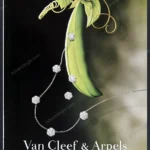 Van Cleef & Arperls Jewelry 2001 Print Ad - "Fleurette"