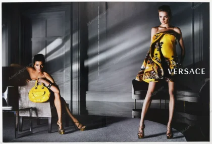 Versace 2008 Print Ad - Natalia Vodianova, Isabeli Fontana