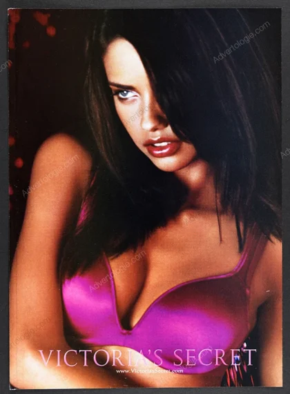 Victoria's Secret Lingerie 2000 Print Ad - Adriana Lima