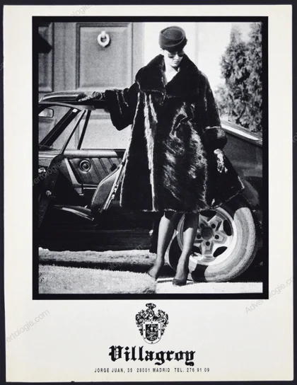 Villagroy Furs 1989 Print Ad