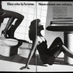 Villeroy & Boch 1985 Print Ad - Helmut Newton