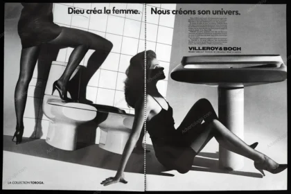 Villeroy & Boch 1985 Print Ad - Helmut Newton