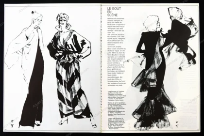 "Le Goût en Scène" 1981 10-Page Editorial - René Gruau