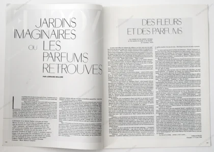 Vogue Spécial Parfums 1984 Vogue Paris 13-Page Editorial