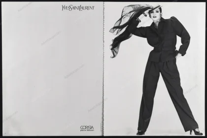 Yves Saint Laurent 1979 12-Page Advertorial - Gia Carangi
