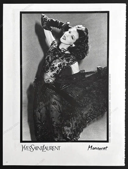 Yves Saint Laurent 1980 5-Page Advertorial - Dalma Callado