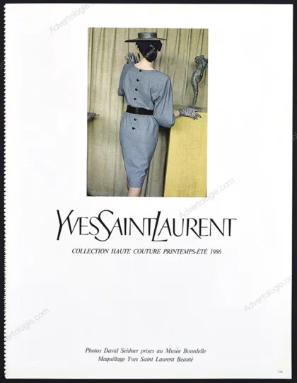 Yves Saint Laurent Haute Couture SS 1986 9-Page Advertorial