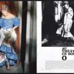 "Au Théâtre ce Soir" 1977 4-Page Editorial - Gian Paolo Barbieri