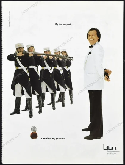 Bijan Perfume 1985 Print Ad