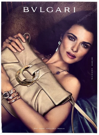 Bulgari Jewelry & Accessories 2012 Print Ad - Rachel Weisz