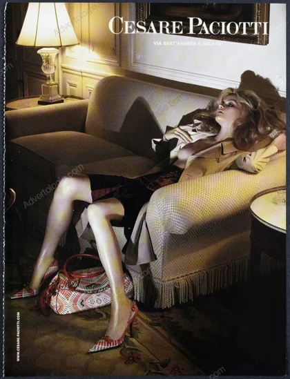 Cesare Paciotti Shoes 2005 Print Ad - Missy Raider