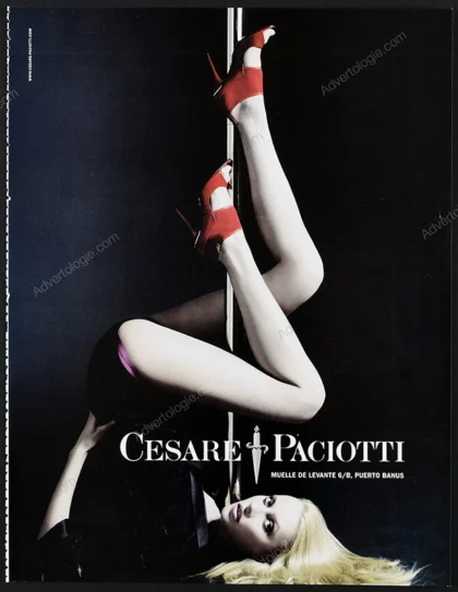 Cesare Paciotti Shoes 2008 Print Ad - Colette Pechekhonova