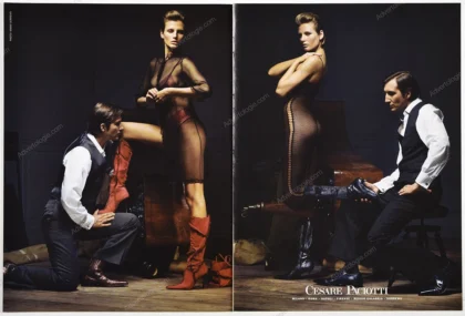 Cesare Paciotti Shoes 2002 Print Ad - Bridget Hall