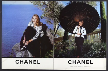 Chanel 1992 Print Ad - Claudia Schiffer