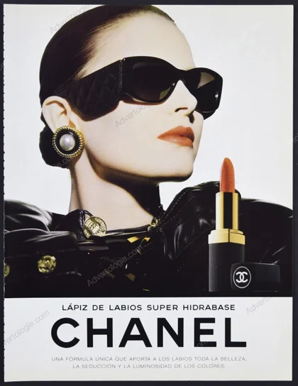 Chanel Lipstick 1990 Print Ad