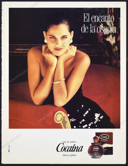 Cocaína Perfume 1988 Print Ad