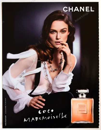Coco Mademoiselle Chanel Perfume 2010 Print Ad - Keira Knightley