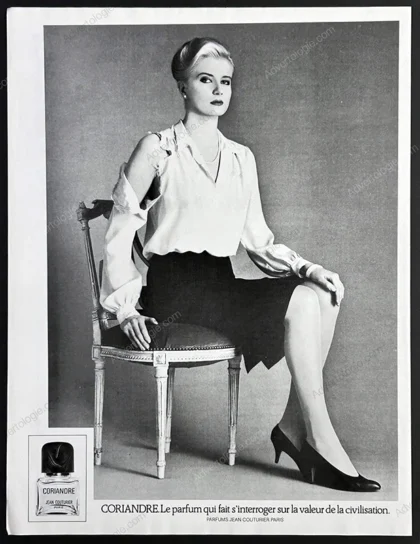 Coriandre perfume 1990 Print Ad