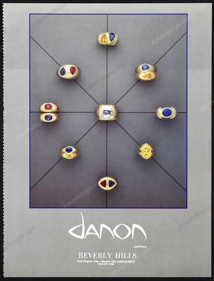 Danon Joailliers 1985 Print Ad