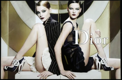 Dior 2006 Print Ad - Jessica Stam, Kasia Struss