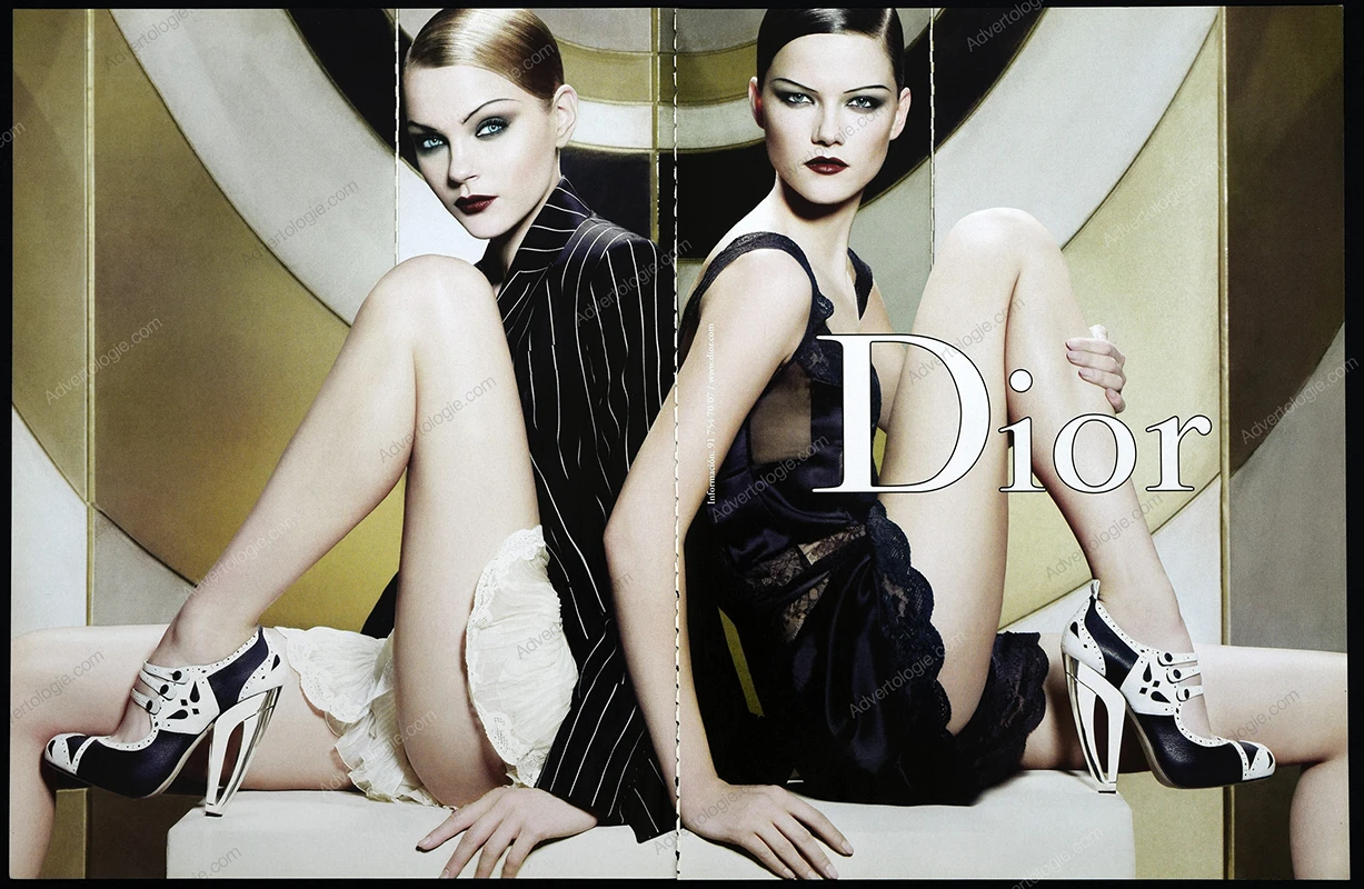 Dior 2006 Print Ad - Jessica Stam, Kasia Struss